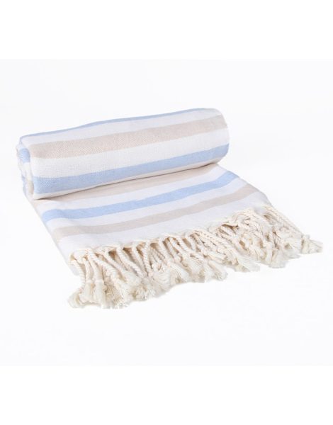 Loomina Terra Peştamal Mavi-Bej