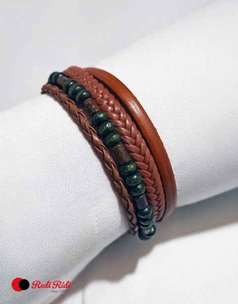 Redi Ridi El Yapımı Deri Bileklik Model.6244