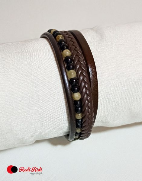 Redi Ridi El Yapımı Deri Bileklik Model.6243