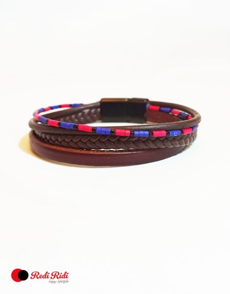 Redi Ridi El Yapımı Deri Bileklik Model.6242-2