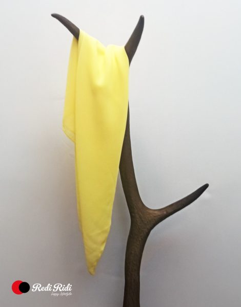 Redi Ridi Fular Düz Sarı Model.4103