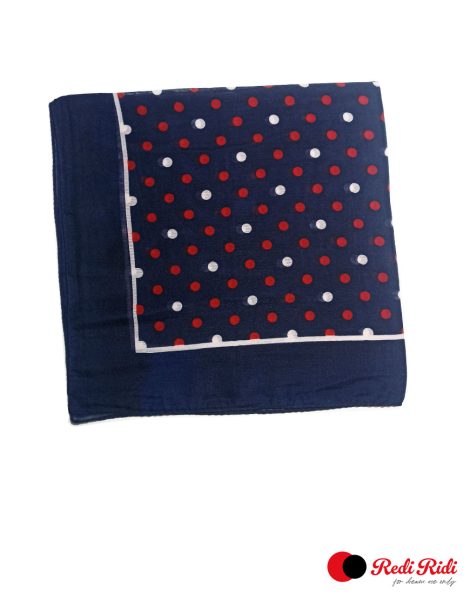 Redi Ridi Fular Bandana Puantiye Lacivert